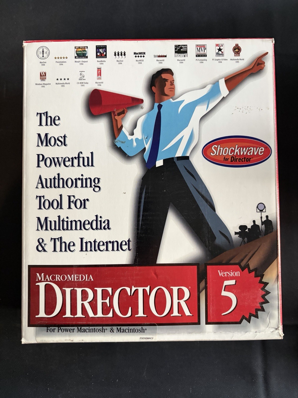 Macromedia Director 5 Power Macintosh Vintage 1996 Software CD Manuals Big Box Macromedia Director 5 Power Macintosh Vintage 1996 Software CD Manuals Big Box