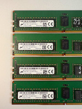Micron 64GB (4x16GB) DDR4 ECC Registered RDIMM PC4-2400T 288-Pin picture