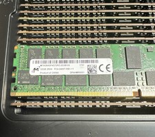 Lot Of 24 Micron 32GB DDR4 2400MHz RDIMM Server Memory (MTA36ASF4G72PZ-2G3B1) picture