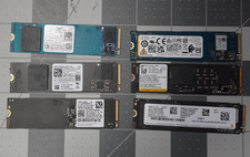 Western Digital- Kioxia - Samsung- 1TB M.2  SSD Mix models , Lot of 6 picture