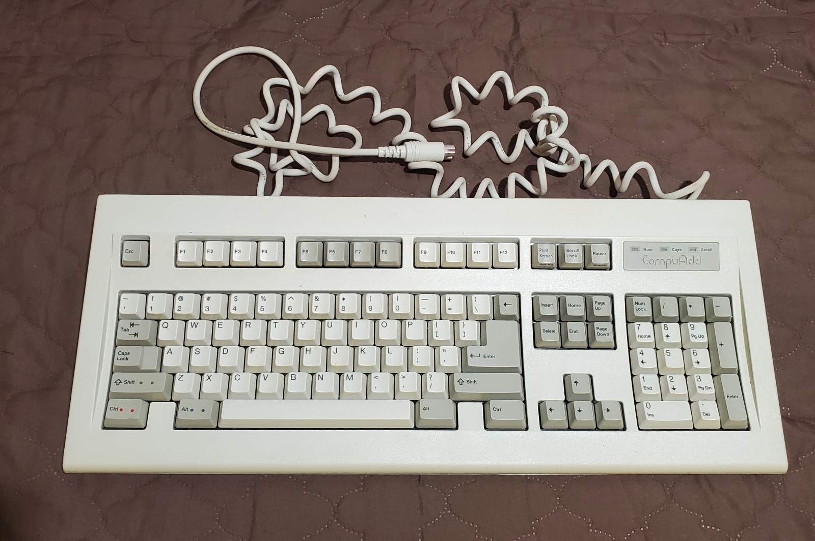 Vintage CompuAdd / Mitsumi AT / XT PC Keyboard Model KPQ-E99YC Vintage CompuAdd / Mitsumi AT / XT PC Keyboard Model KPQ-E99YC
