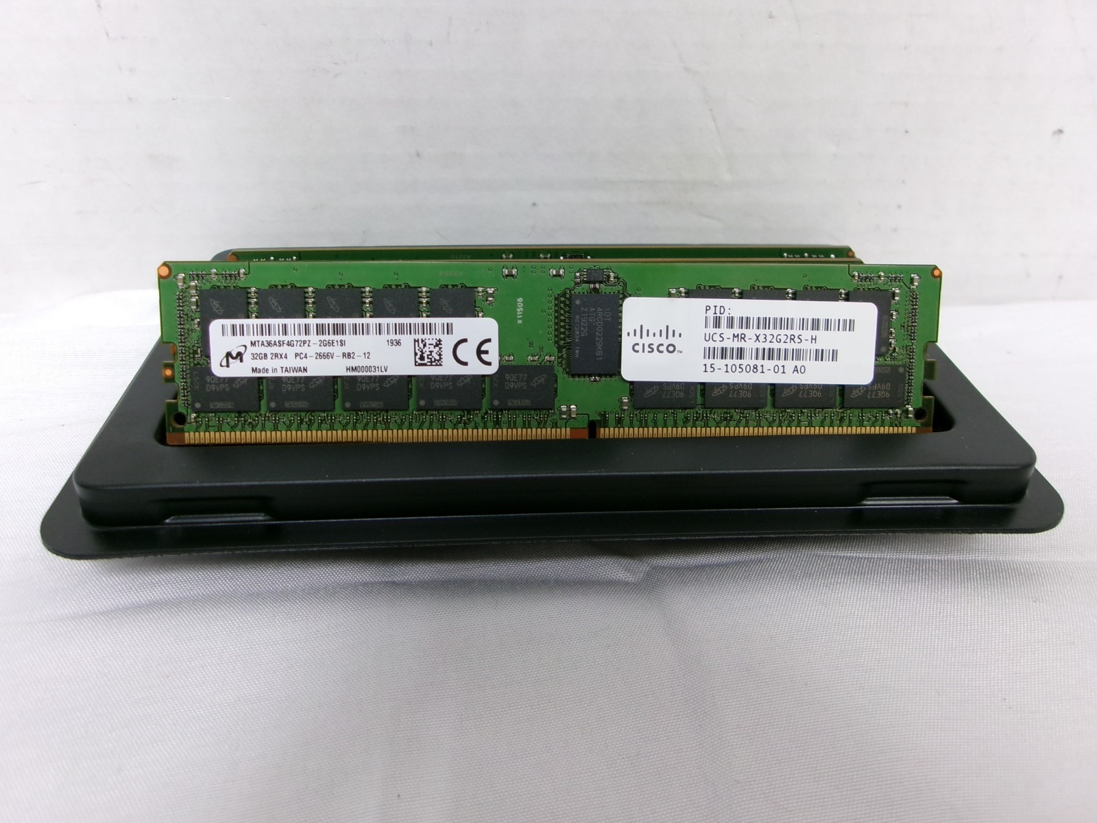 Micron MTA36ASF4G72PZ-2G6E1SI 2RX4 256GB (8x32GB) PC4-2666V ECC Server RAM CISCO