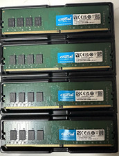 Crucial 64GB (4x16GB) DDR4-2400 PC4-19200 UDIMM 288-Pin CT16G4DFD824A picture