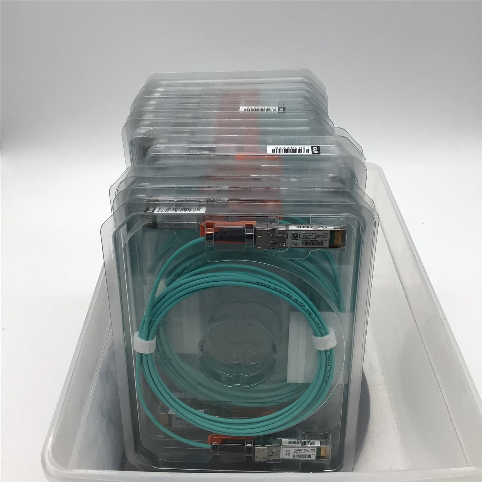Lot of 15 GENUINE CISCO SFP-25G-AOC3M 25G BASE AOC 3M CISCO 10-3238-03 Open box Lot of 15 GENUINE CISCO SFP-25G-AOC3M 25G BASE AOC 3M CISCO 10-3238-03 Open box