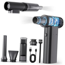 2-in-1 Compressed Air Duster & Car Vacuum Cordless Rechargeable, 160000RPM picture