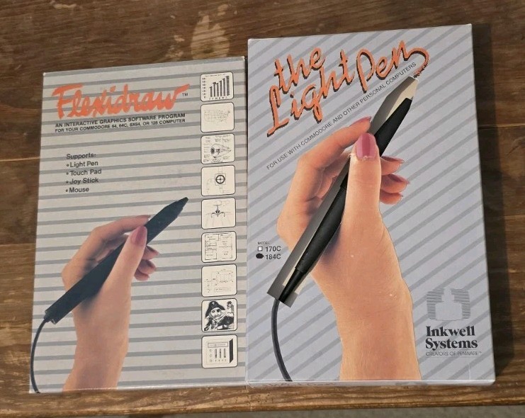 The Light Pen Rare Inkwell Amiga Accessory w/ Original Box & Inserts, NICE The Light Pen Rare Inkwell Amiga Accessory w/ Original Box & Inserts, NICE