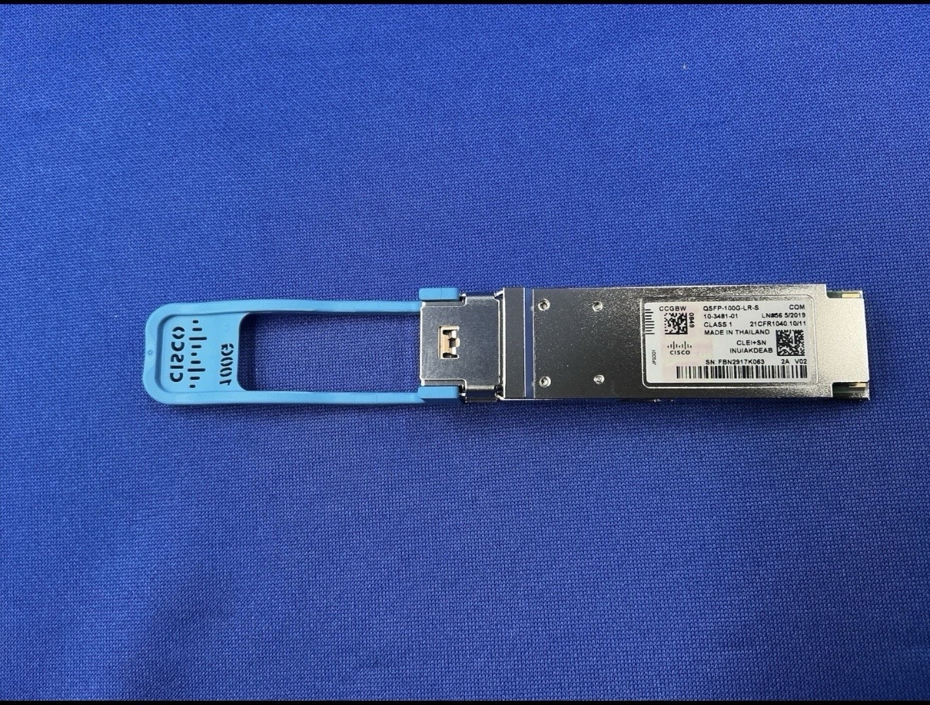 QSFP-100G-LR-S Cisco 100GBASE-LR1 10km over SMF QSFP Transceiver QSFP-100G-LR-S Cisco 100GBASE-LR1 10km over SMF QSFP Transceiver