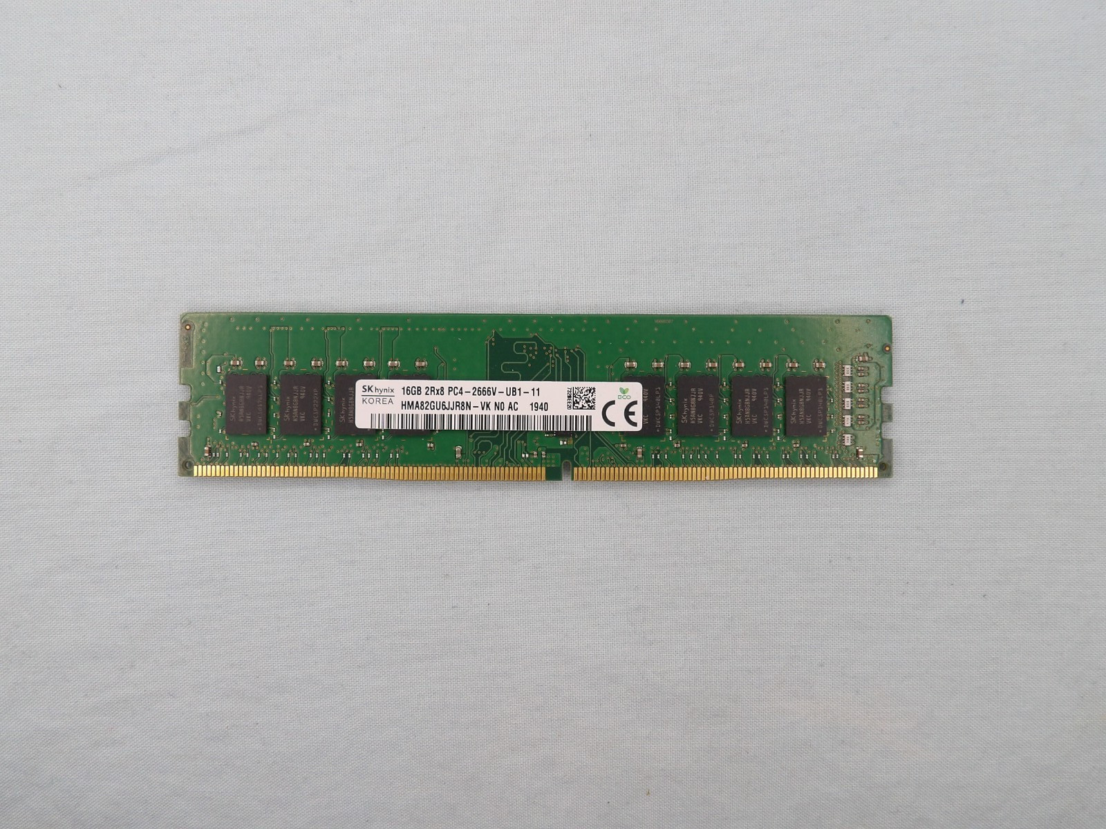 SK Hynix 16GB 2Rx8 PC4-2666V (HMA82GU6JJR8N-VK) DDR4 Desktop ram SK Hynix 16GB 2Rx8 PC4-2666V (HMA82GU6JJR8N-VK) DDR4 Desktop ram