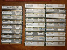 Hynix & Samsung (Lot Of 26) 8GB & 4GB 2rx4 PC3L-10600R DDR3 Server Memory 136GB picture