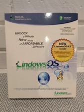 Linspire Lindows OS 4.5 Linux PC Software Vintage Rare 2003 Big Box Retail picture
