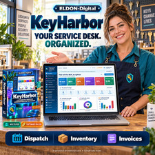 Locksmith Management Software USB Flash Card Multiuser Windows Mac KeyHarbor picture