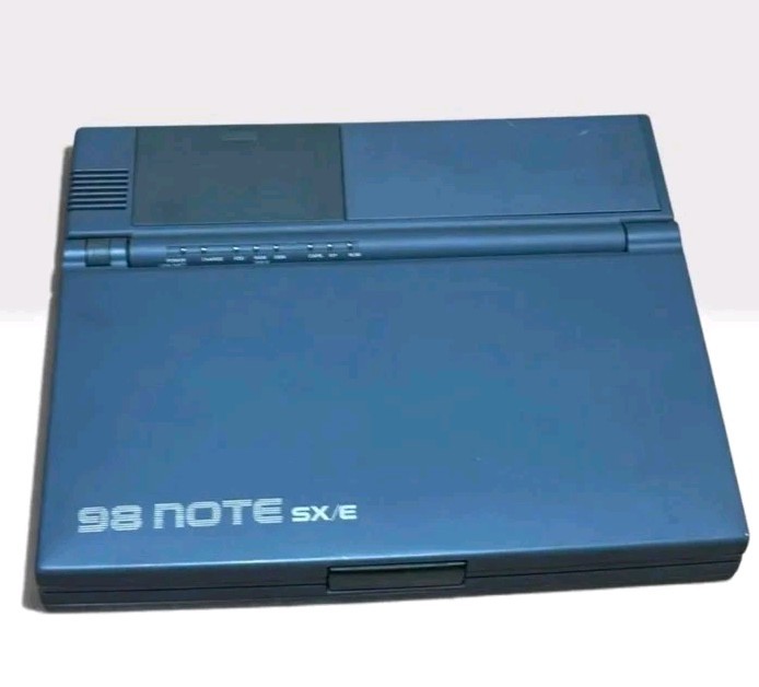 Vintage NEC PC-9801NS/E 98NOTE SX/E Laptop Japanese Spec For Parts Repair As-Is