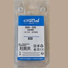 Crucial 8GB 3200MHz PC4-25600 Laptop DDR4 260-Pin SODIMM Memory (CT8G4SFRA32A) picture