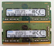 Samsung 8GB DDR4-2666 Laptop RAM 260-Pin SO-DIMM PC4-2666V M471A1K43CB1-CTD 1Rx8 picture