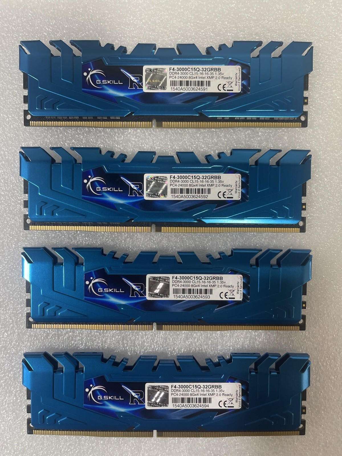 G.SKILL Ripjaws ddr4 3000 32gb ram F4-3000C15Q-32GRBB
