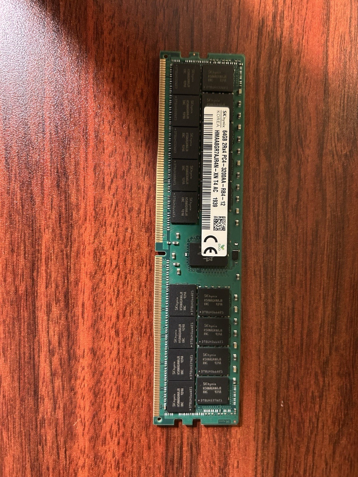 SK Hynix 64GB DDR4 3200 ECC RDIMM HMAA8GR7CJR4N-XN Server Memory RAM