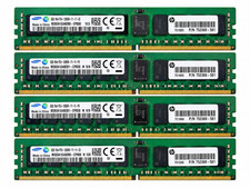 4x 8GB Samsung DDR4 2133MHz PC4-2133P 1Rx4 ECC Registered Server RAM 32GB picture