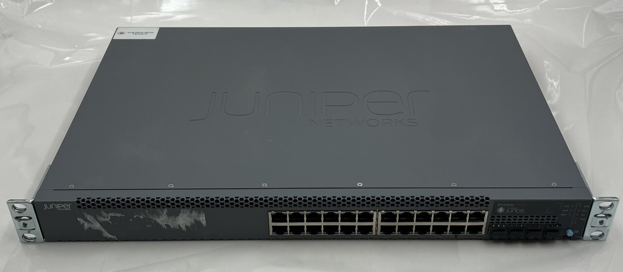 JUNIPER EX2300-24P 24-PORT POE+ GIGABIT ETHERNET SWITCH UNCLAIMED