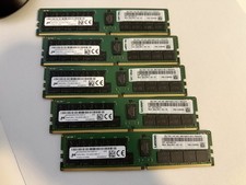Lot of 5 Micron 64GB DDR4-2933Y RDIMM Server RAM MTA36ASF8G72PZ-2G9 picture