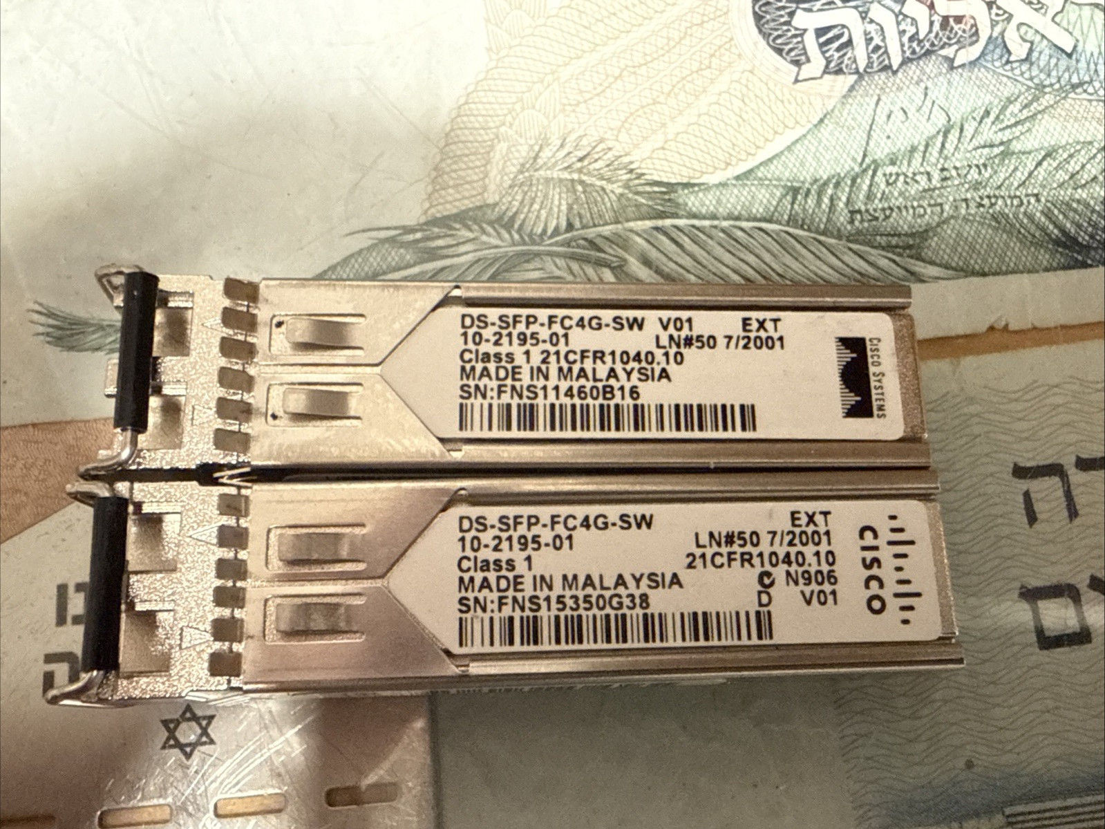 Lot of 68 Cisco DS-SFP-FC4G-SW SFP Fiber Transceiver 850nm 10-2195-01