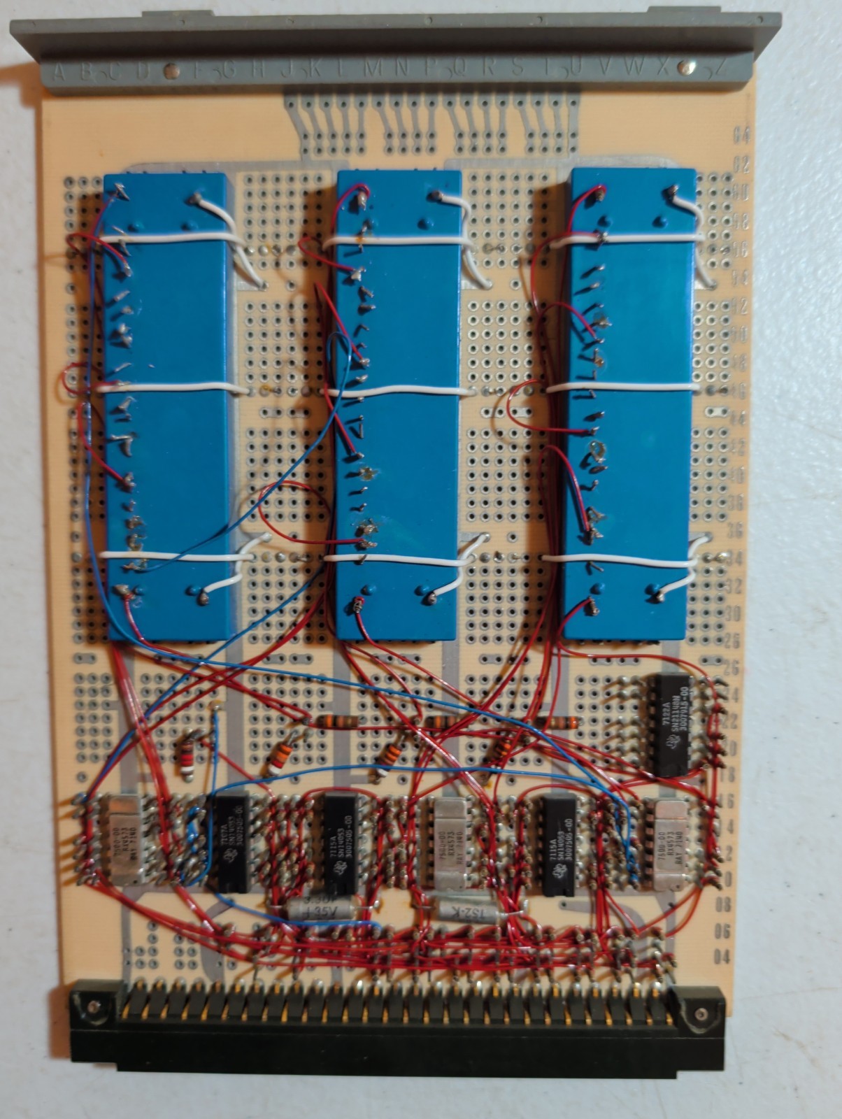 Vintage UNIVAC 4092590-00 Mainframe Computer Logic Board Hand Wired Module Vintage UNIVAC 4092590-00 Mainframe Computer Logic Board Hand Wired Module