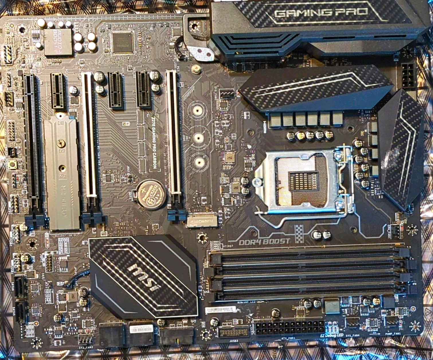 MSI Z270 GAMING PRO CARBON ATX LGA1151 DDR4 M.2 PCIe USB 3.1 Gaming MSI Z270 GAMING PRO CARBON ATX LGA1151 DDR4 M.2 PCIe USB 3.1 Gaming