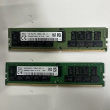 Set 2 SK HYNIX 64GB PC4 DDR4 3200MHz ECC 2Rx4 SERVER Memory RAM HMAA8GR7CJR4N-XN picture