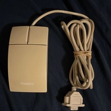 UNTESTED Vintage Tandy Computer 2 Button Combi Serial Mouse 25-2001 picture