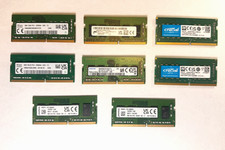 Lot of 8 8GB DDR4-3200 Laptop RAM SODIMM 32GB Samsung Micron PC4-3200AA picture