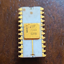Vintage 1301 Ceramic DIP CPU/Processor IC Chip - 1 BROKEN PIN (BO) picture