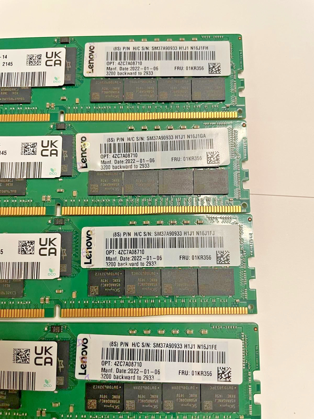 4ZC7A08710   64GB TRUDDR4 3200MHZ (2RX4 1.2V) RUNS AT 3200MHZ-Lenovo