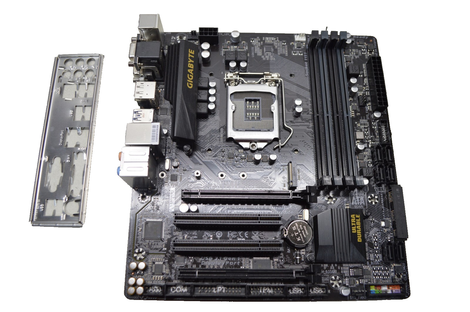 Gigabyte GA-B250M-D3H LGA1151 DDR4 Intel B250 mATX Motherboard w I/O Shield