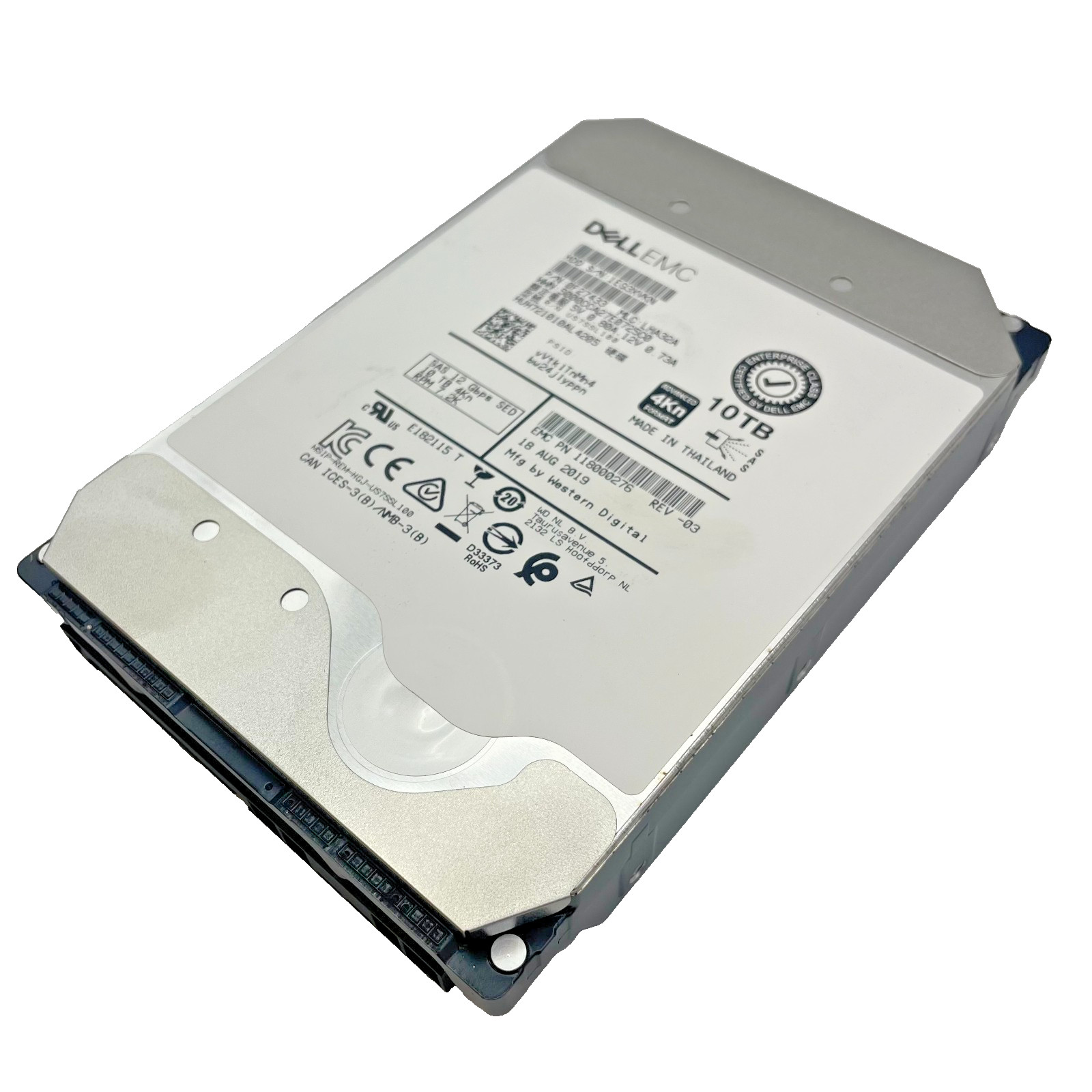 Dell EMC WD-HITACHI H5H72101CLAR10T0 10TB 7.2K SAS 12Gb/s SED 3.5in A POH 0-50k Dell EMC WD-HITACHI H5H72101CLAR10T0 10TB 7.2K SAS 12Gb/s SED 3.5in A POH 0-50k