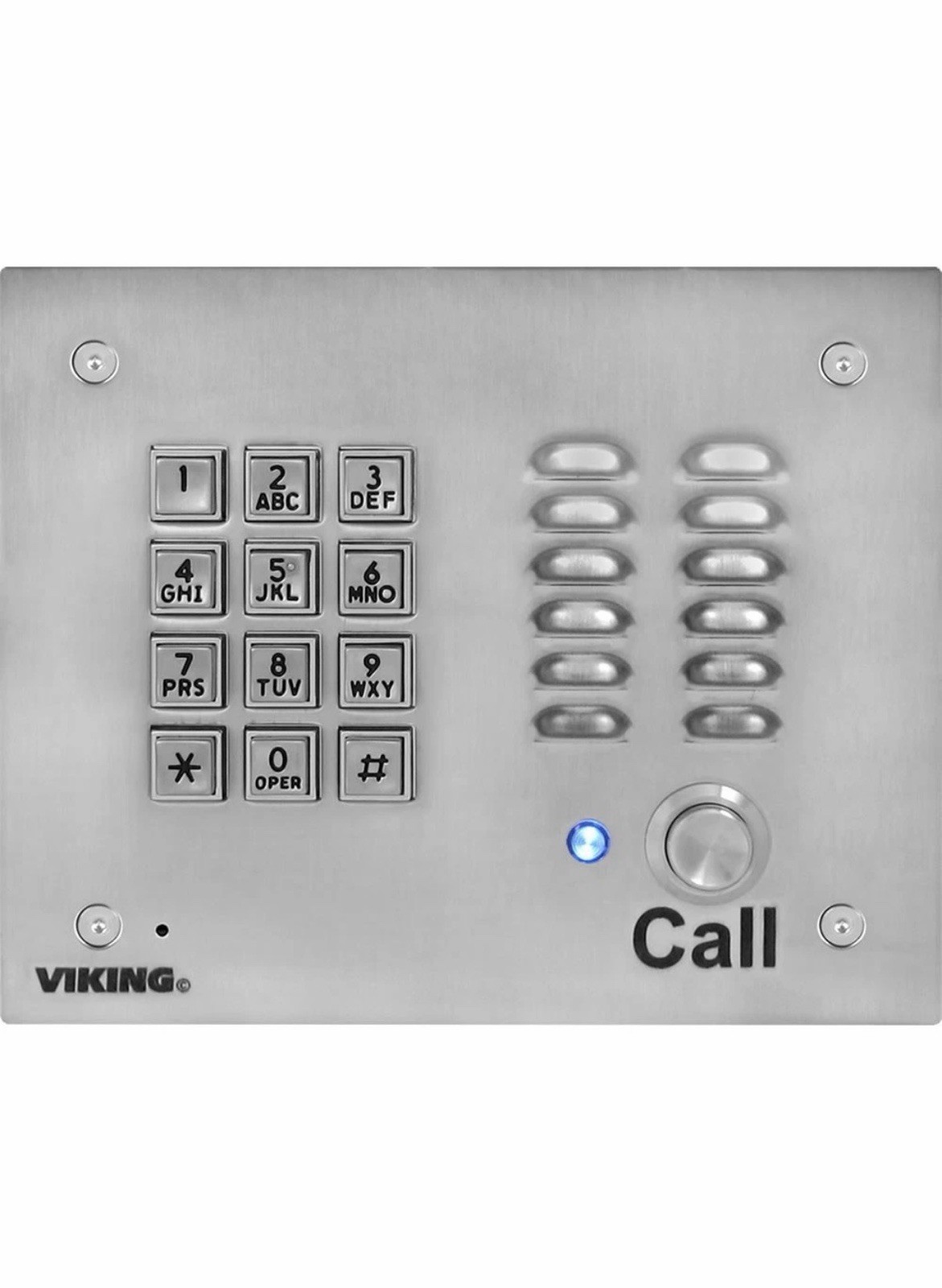 Viking K1700IP VoIP Entry Phone Stainless Steel Keypad Viking K1700IP VoIP Entry Phone Stainless Steel Keypad