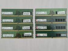 Lot of 8 Kingston 8GB DDR4-2666 Desktop RAM. Tested Good. May have minor nicks. picture