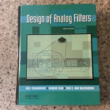 Design of Analog Filters 2nd Edition (The Oxford Series in Electrical and Comput picture