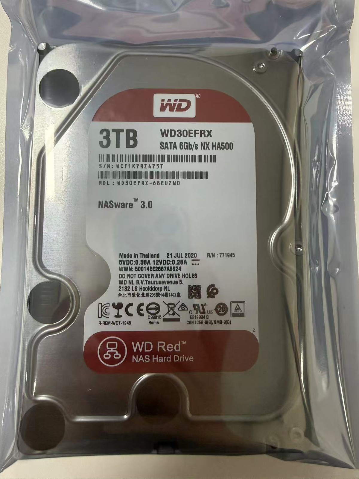 Western Digital WD30EFRX 3TB SATA 5400RPM 3.5\