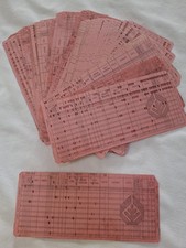 60 Vintage IBM Punch Cards  City of Corvallis OR Municipal Mainframe Data Tech  picture