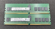 LOT OF 2 SK Hynix 16GB 2Rx8 PC4-2666V-RE1-11 HMA82GR7AFR8N-VK DDR4 ECC RAM picture