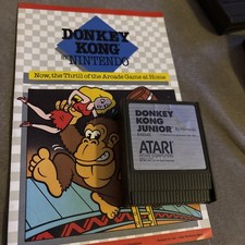 Donkey Kong Jr Atari 400 RX8040 w manual  picture