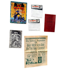 Vintage Zak McKracken Alien Mindbenders Big Box Commodore 64/128 Insert UNTESTED picture