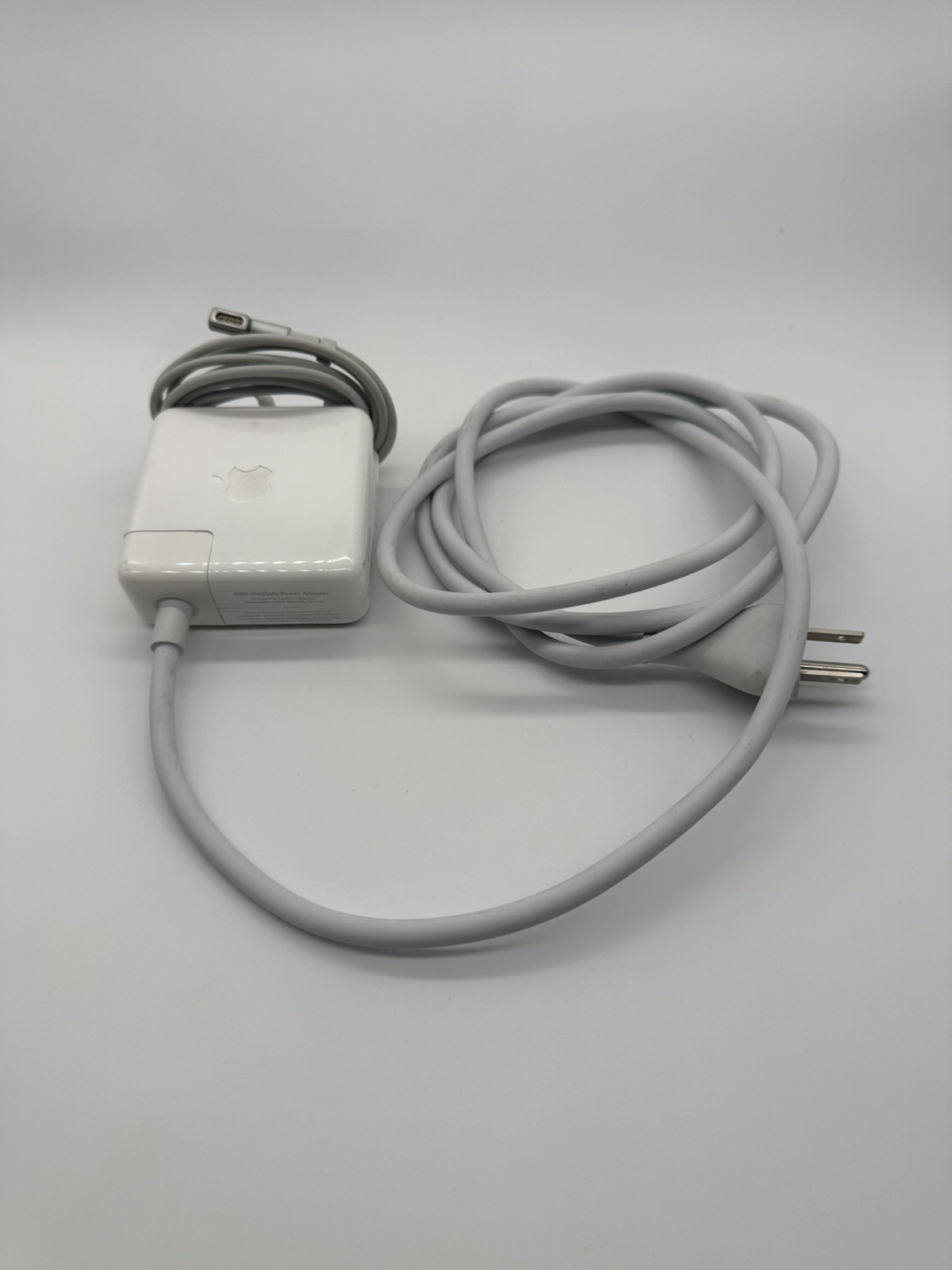 Genuine OEM Apple 60W MagSafe Power Adapter A1344 Tested w/ Duckhead Plug