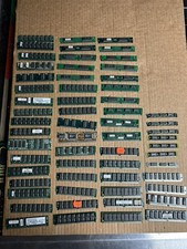 Vintage Computer EDO RAM Memory Modules SIMM and dimm Mixed Lot 60 sticks used picture