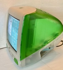 Vintage 1998 iMac G3 M4984 Mac OS + Keyboard Working but Needs Some Repair Read picture