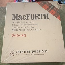 Vintage Creative Solutions MacFORTH Dealer Demo Kit 1984 UNTESTED picture