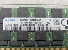 Samsung 64GB DDR4-2666 PC4-2666V ECC Registered RDIMM 288-Pin M386A8K40BM2-CTD7Q picture