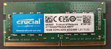 Crucial CT16G4SFRA32A.M8FF 16GB DDR4-3200 SO-DIMM Laptop Ram Memory picture