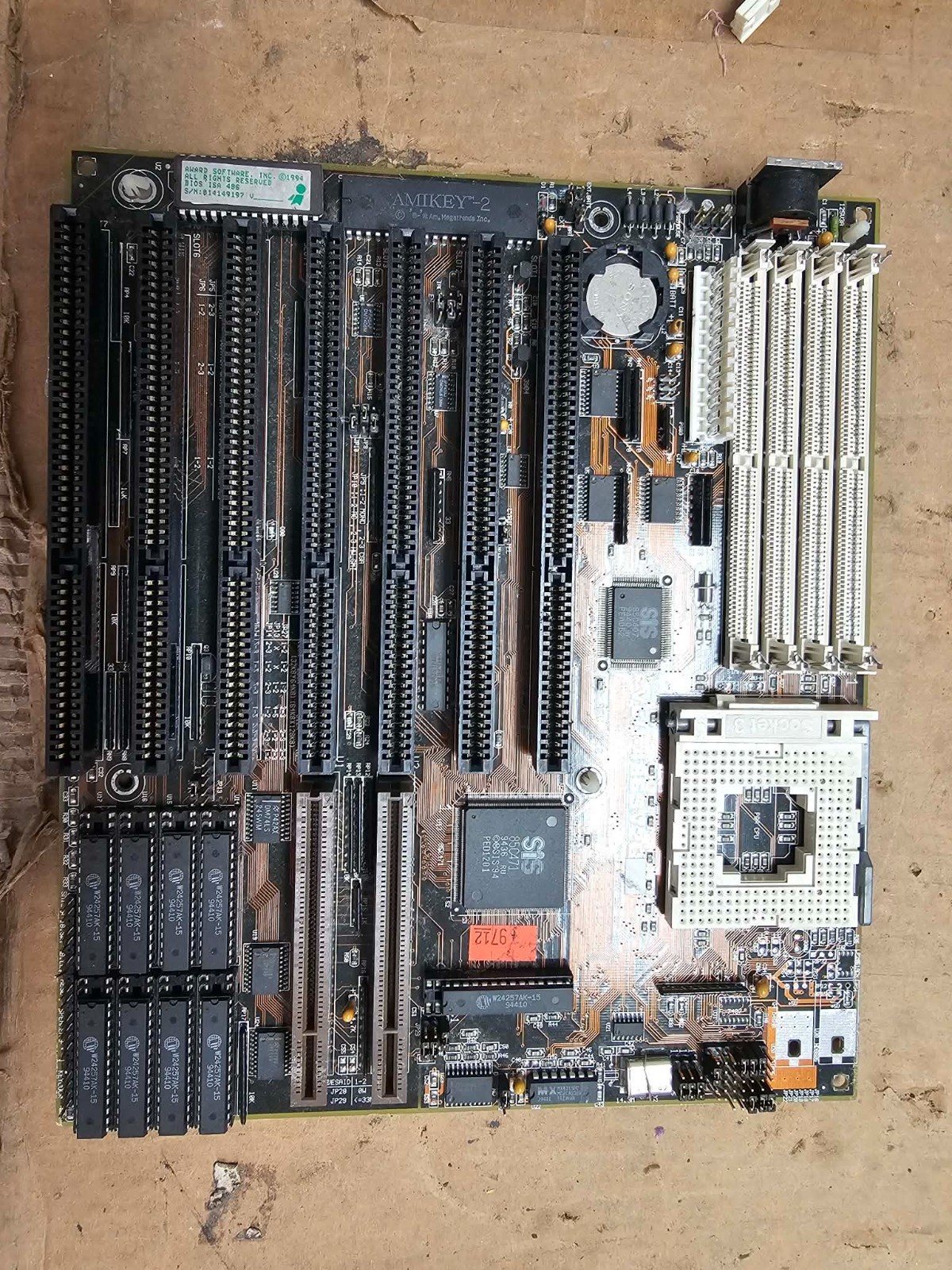 Vintage Rare Socket3 ASUS VL/I-486SV2G Rev 2.0 INTEL/AMD Cache PARTS Special Vintage Rare Socket3 ASUS VL/I-486SV2G Rev 2.0 INTEL/AMD Cache PARTS Special