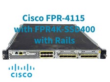 Cisco Firepower FPR-4115 8x40G QSFP+ 8x10G SFP+ 400GB SSD Dual PSU Rails picture