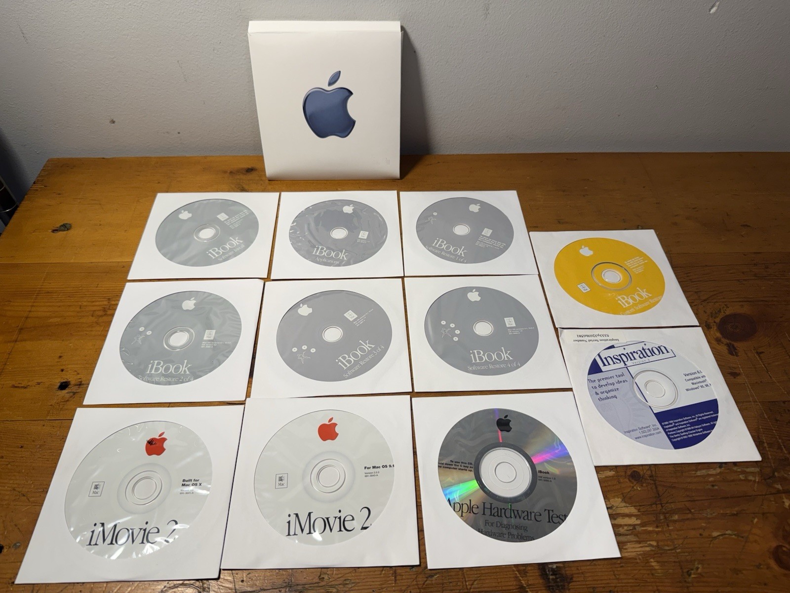 VTG Apple 600-9200-A ibook Media Mac OS X iBook Install Discs Software Restore